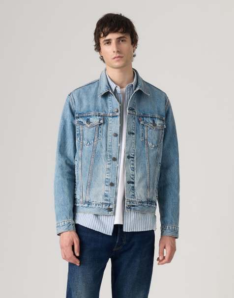 Levi's Corduroy trucker jacket in dark blue - view 1