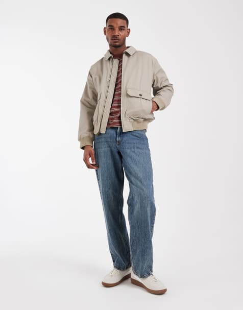 Levi's - Cortland - Beige bomber-jakke - view 1