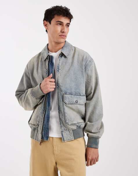 Levi's Cortland bomber jacket in light blue - view 1