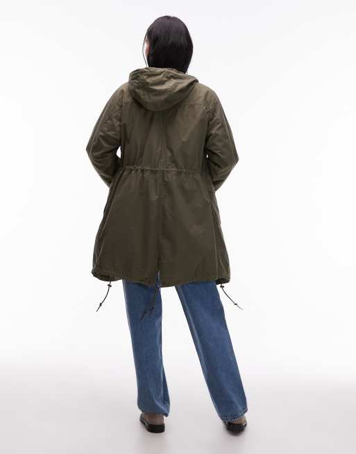 Levi's Crawford western 3-in-1 parka coat in khaki, 3 of 4