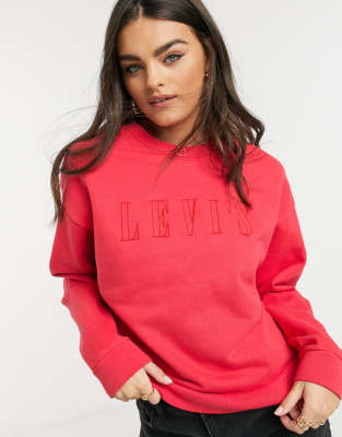 levi's red sweater