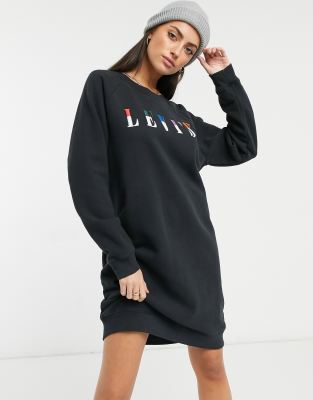 levi's sweatshirt dress