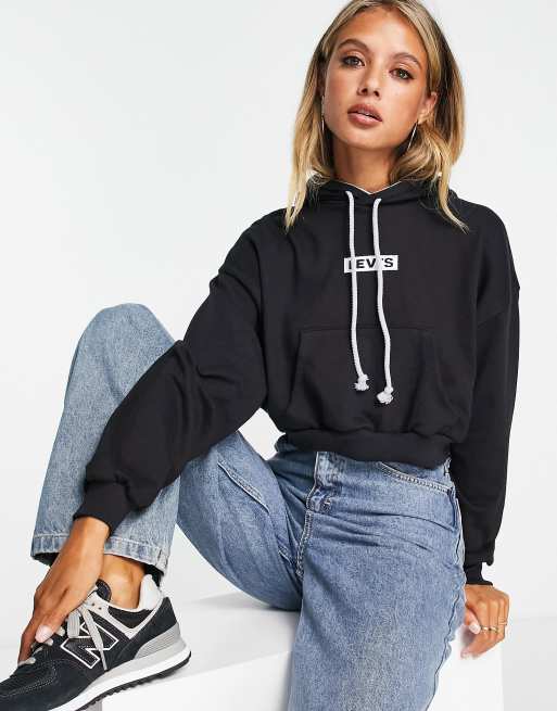 Levis on sale crop hoodie