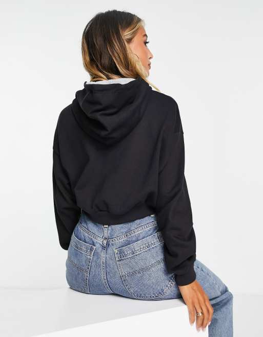 Levi s raw cut shop cb crop hoodie