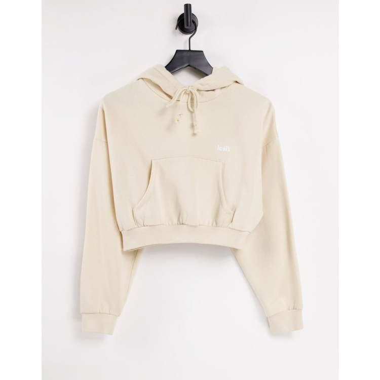 Cropped levi deals hoodie