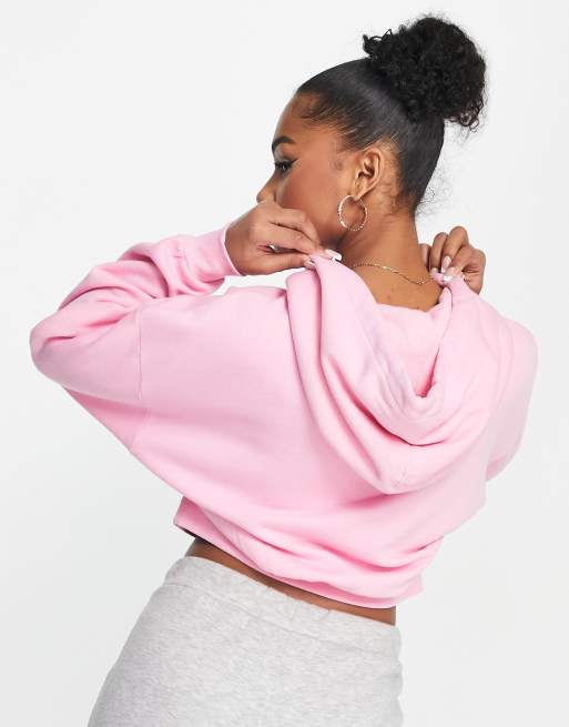 Levi's cropped hoodie in pink | ASOS