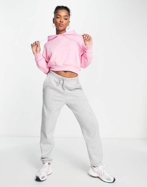 Levi's cropped hoodie in pink | ASOS