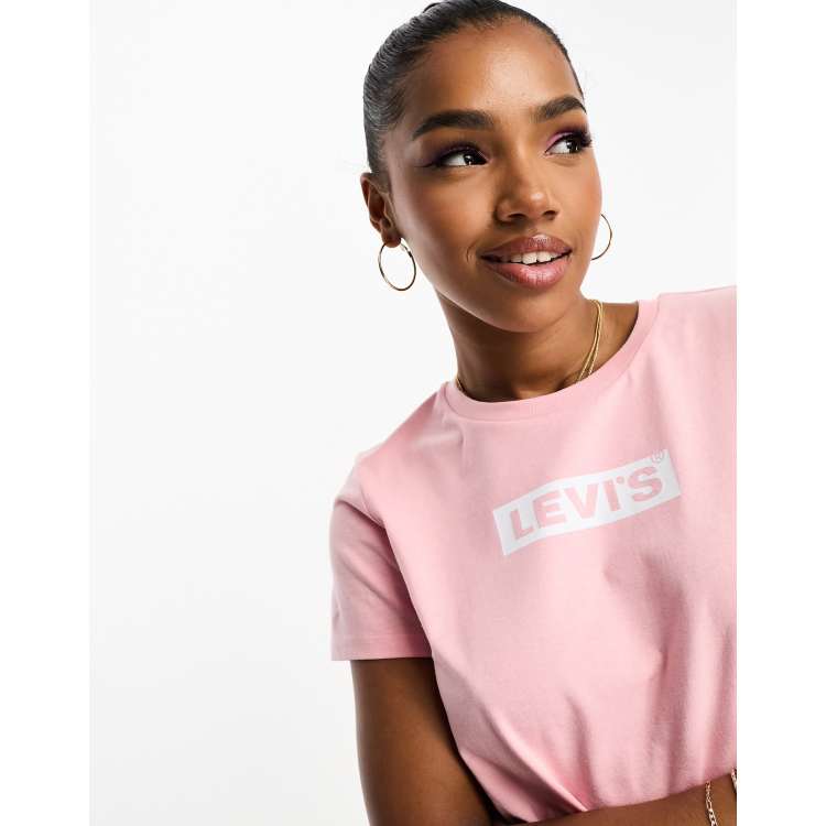 Levis pink on sale t shirt