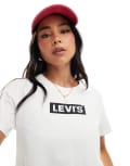 [Levi's] Levi's cropped Jordie tee in white XS WHITE