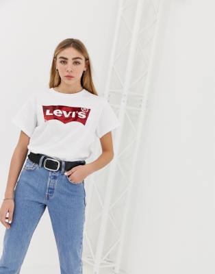 levis sequin t shirt