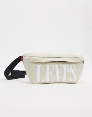 Levi's - crossbody-heuptasje met logo-crème