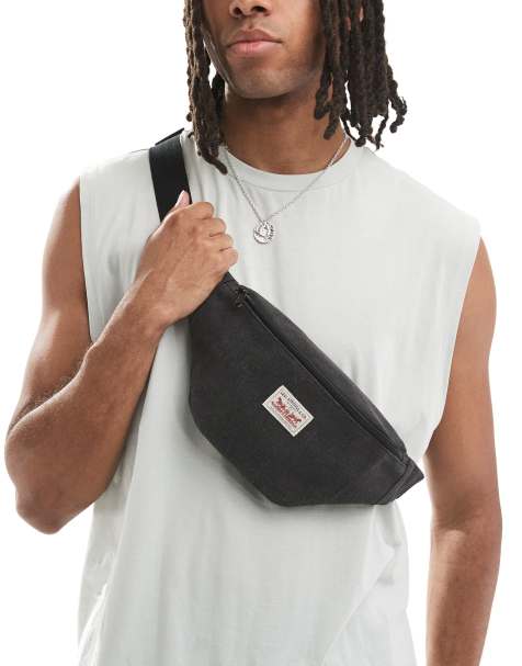 Levi's - Crossbody slingtas met logolabel in antracietgrijs - view 1
