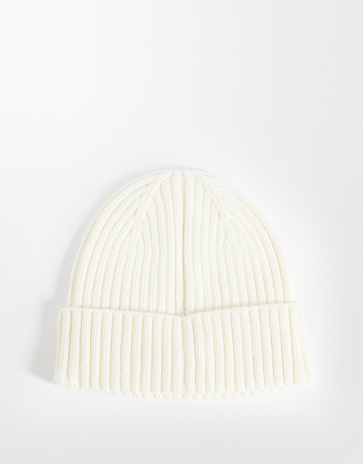 Levi's czapka beanie w kolorze złamanej bieli, 3 z 3