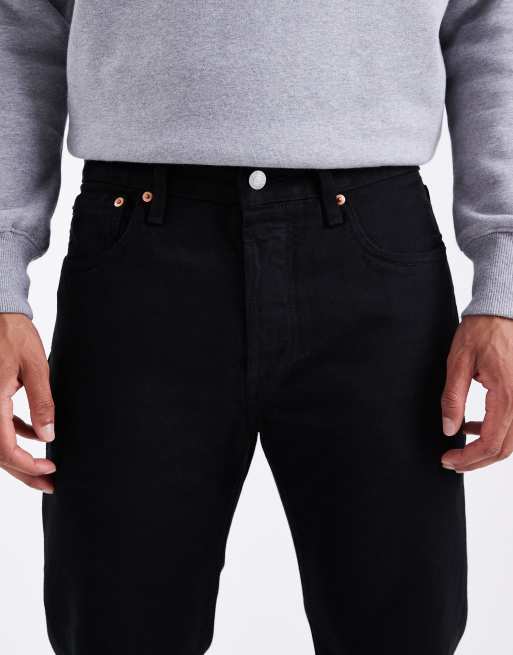 Levi's – Czarne jeansy o prostym kroju 501 Original, 5 z 5