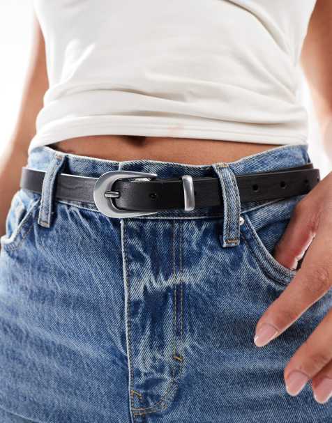 Levi's – Czarny skórzany pasek w kowbojskim stylu - view 1