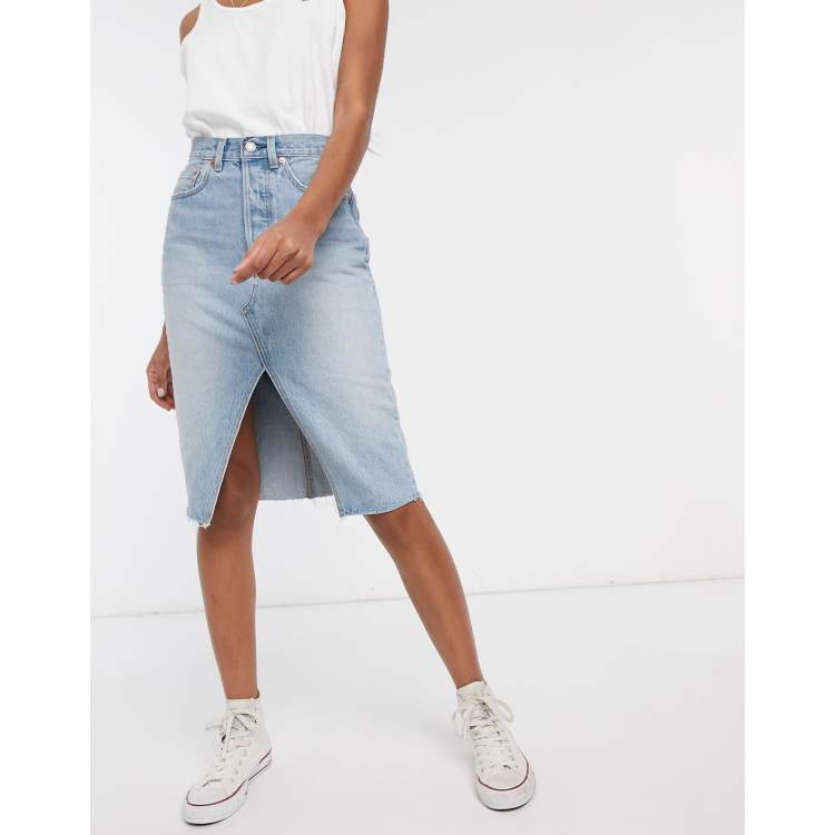 Levis midi tie skirt sale