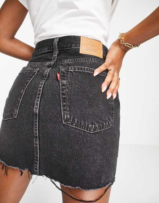 Levis jean clearance skirt