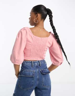 levis pink top