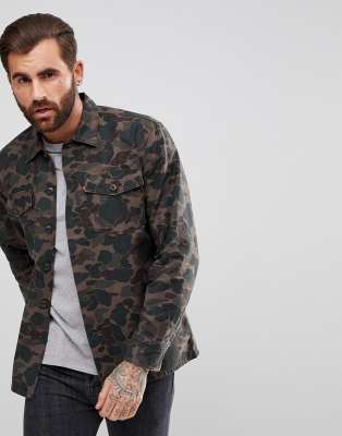 levi's camo denim jacket