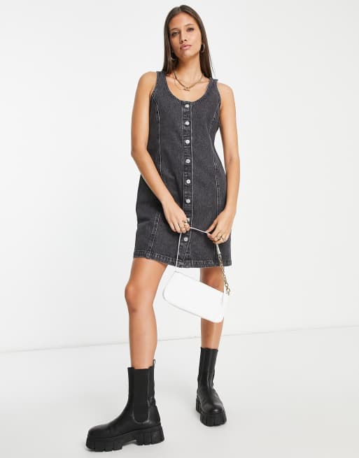 Levi's sleeveless on sale denim dress