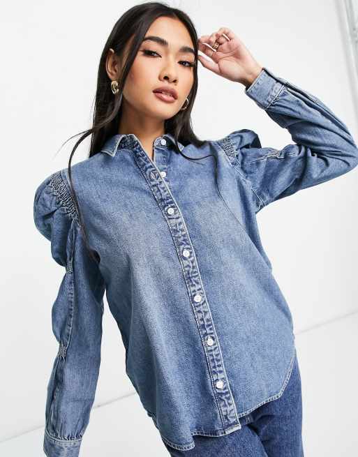 Denim best sale shirts levis