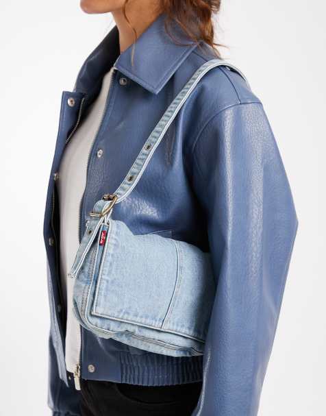 Levi's denim shoulder bag in light blue - view 1