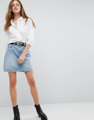 levi denim skirt uk