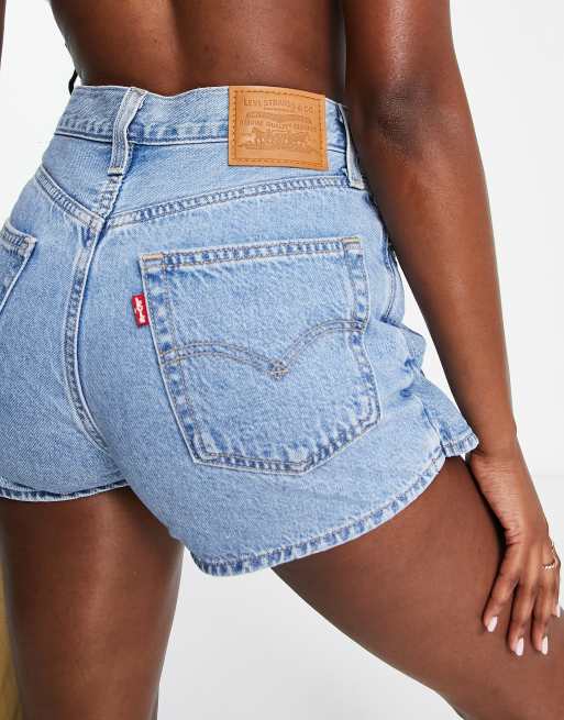 Levi's denim skort in light wash | ASOS