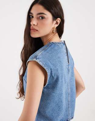Levi's Denim T-shirt In Blue