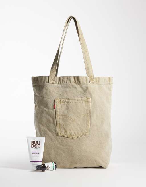 Levi's denim tote bag in grey, 2 of 4