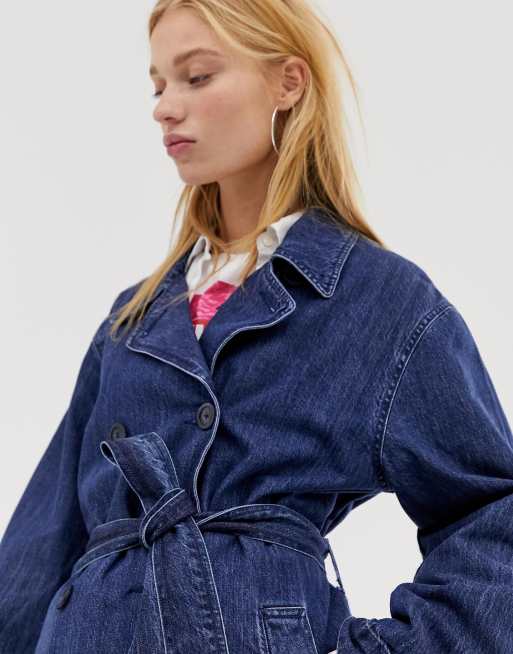 Levis denim deals trench coat