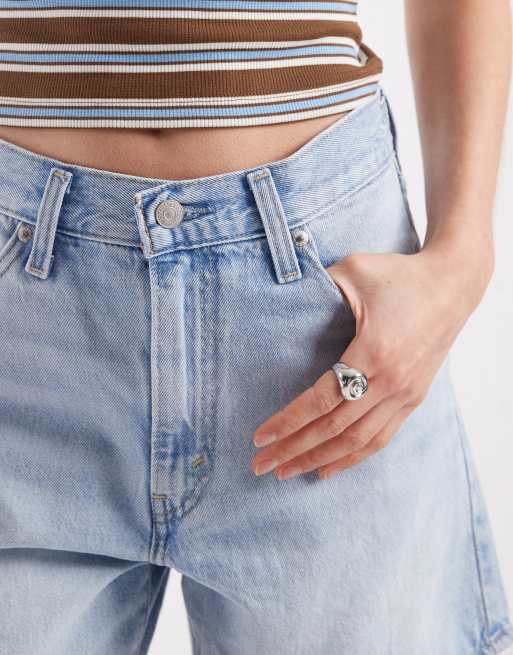 Levi's - Denimshorts med indsyet talje og længde til midt på låret, 3 af 5