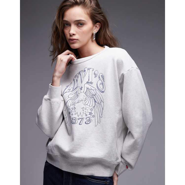 Printed Sweatshirt Levis Diana Crewneck Sweatshirt Levi's – Diana