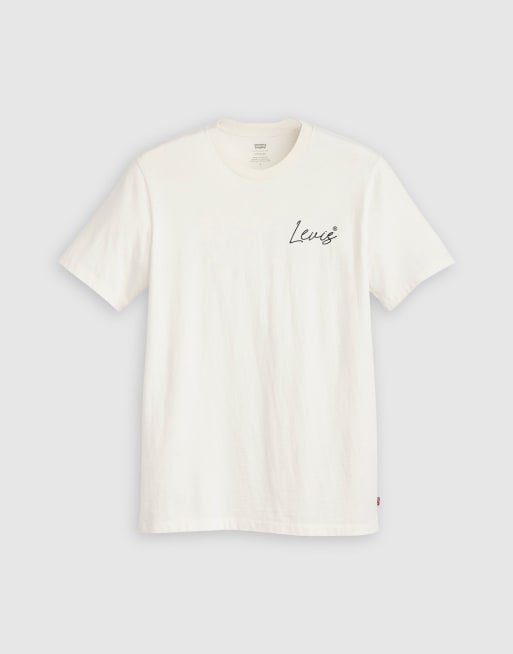 Levi's dice back print relaxed fit t-shirt in beige, 2 of 2