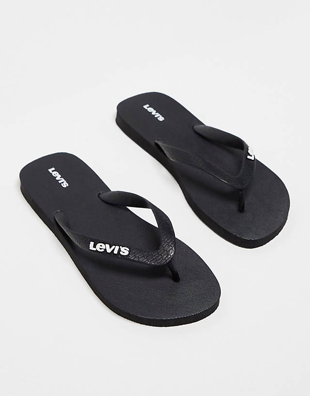 Levi's - dixon flip flop with logo in black
