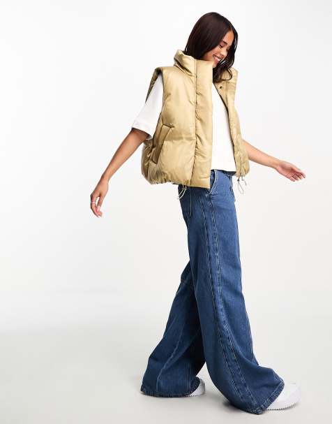 Levi's - Down Bubble - Piumino senza maniche color cuoio - view 1