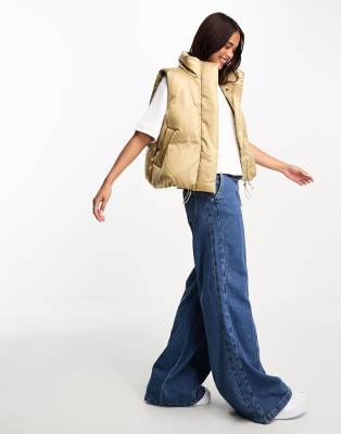 Levi's - Down Bubble - Steppweste in Hellbraun