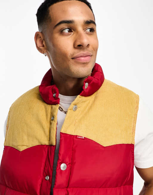 Mens western down on sale vest