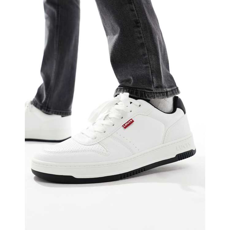 Levi's aart core pu clearance sneakers white