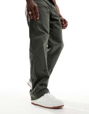 Drive leather sneakers with logo in white with gum sole