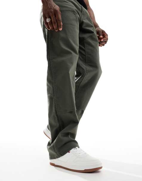 Levi's Drive leather trainer with logo in white with gum sole - view 1
