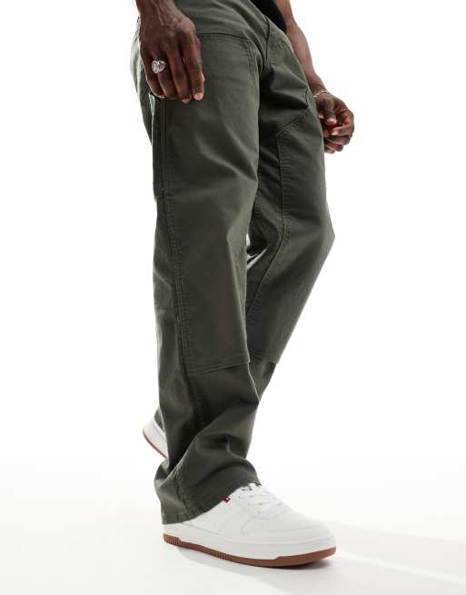Levi's - Drive - Sneakers in pelle bianche con logo e suola in gomma