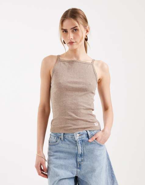 Levi's Dry Goods Pointelle-Camisole in Taupe - view 1