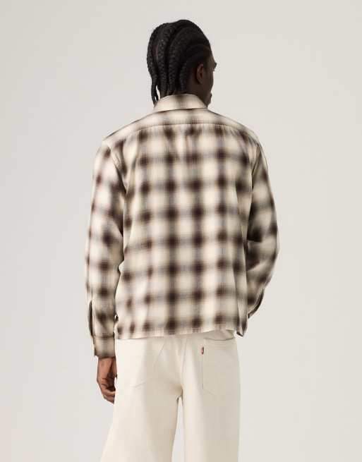 Levi's - Duboce - Camisa marrón de corte cuadrado, 2 de 4