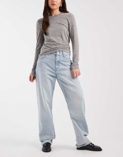 Levi's easy dad jean in light blue  - view 1