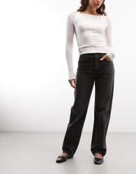 Levi's easy dad jeans in black