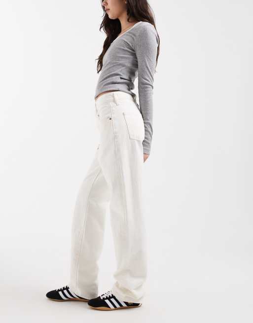 Levi's easy dad jeans in ecru, 3 van 5