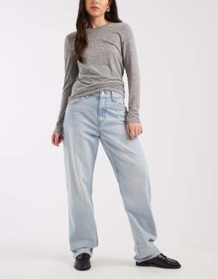 Levi's - Easy - Dad-Jeans in Hellblau