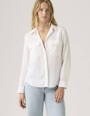 Levi's - Elaine Crushed Berry GD - Utility-Hemd in Weiß