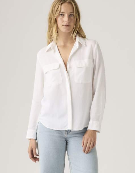 Levi's - Elaine - Utility overhemd in wit - view 1